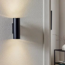 Væglampe Marley 2 lyskilder sort^Trio Lighting Clearance