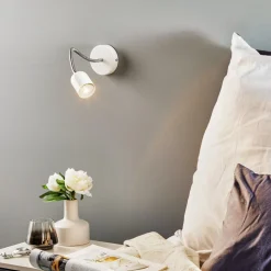 Eko-Light Væglamper>Væglampe Maxi med fleksibel arm, hvid