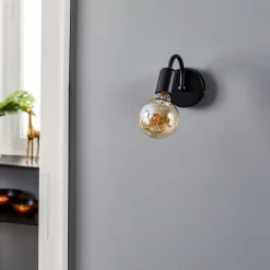 Væglampe Milo i sort uden skærm^Luminex Clearance