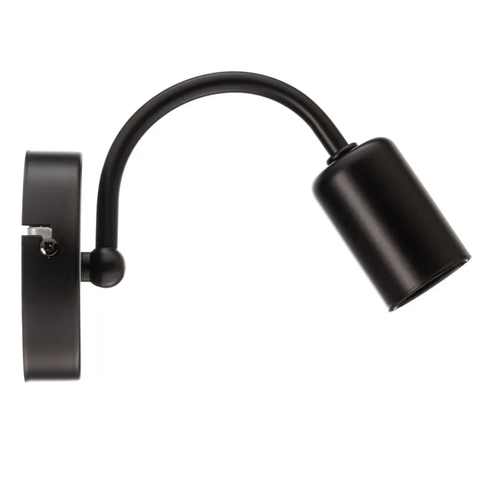 Væglampe Milo i sort uden skærm^Luminex Clearance