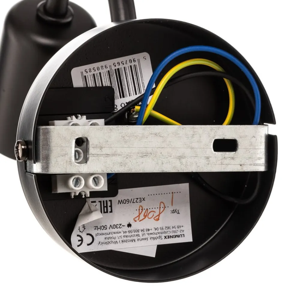 Væglampe Milo i sort uden skærm^Luminex Clearance