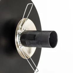 EMIBIG LIGHTING Væglampe Minerva K1 med sort metalramme