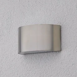 Albert Leuchten Væglamper|Væglamper>Væglampe Mombasa, stålfarvet, G9, stål