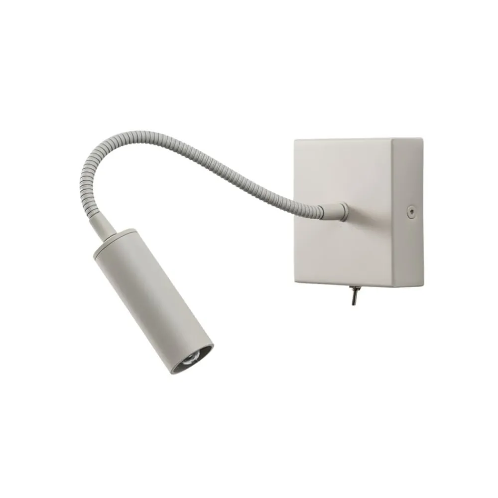 Væglampe Ojos, creme, læselampe, justerbar, 33 cm, G9^Argon Best