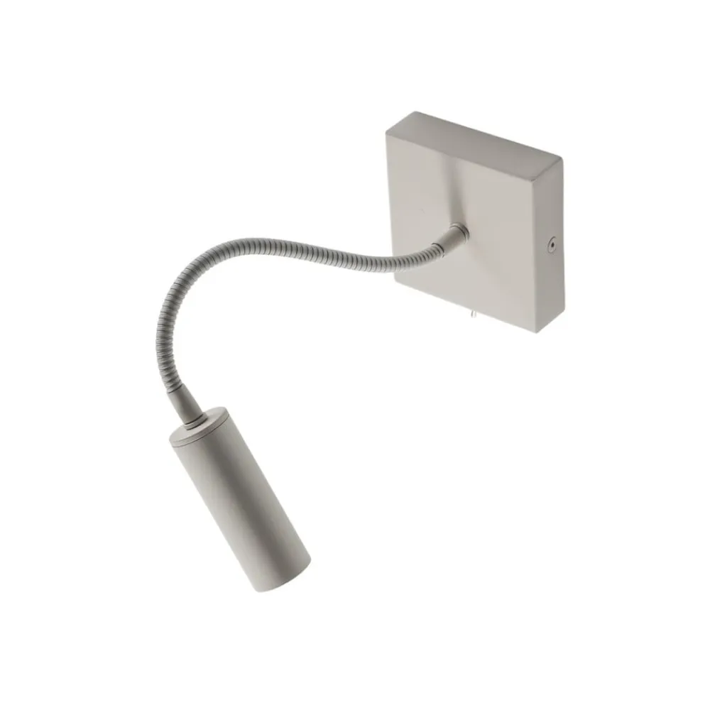 Væglampe Ojos, creme, læselampe, justerbar, 33 cm, G9^Argon Best