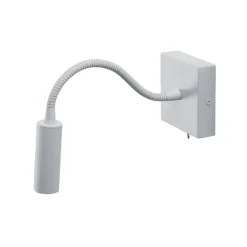 Væglampe Ojos, hvid, læselampe, justerbar, 33 cm, G9^Argon Sale