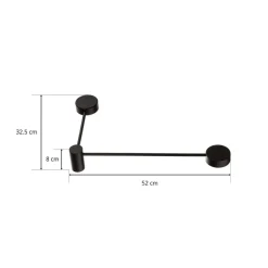 Væglampe Orbit II 20/40, sort, 2 lyskilder^Nowodvorski Lighting Sale