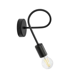 HELAM Væglampe Oxford i metal i sort