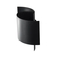 SOLLUX LIGHTING Væglampe Pako af to stålplader i sort