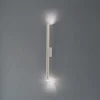 SOLLUX LIGHTING Væglamper>Væglampe Pastelo, beige, højde 20 cm, stål, 2 lyskilder.