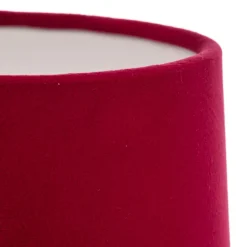 Argon Væglampe Polo, tekstilskærm, messing/pink