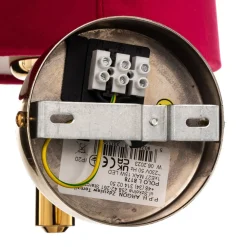 Argon Væglampe Polo, tekstilskærm, messing/pink