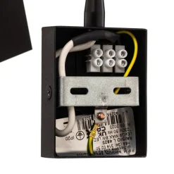 Argon Væglampe Raisio, fleksibel arm, sort