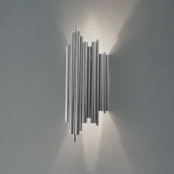 Opviq Væglampe Reis, krom, metal, højde 50 cm