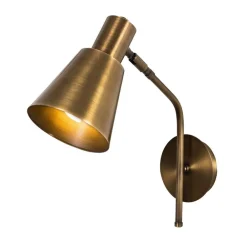 Opviq Væglampe Sivani MR-663, antik guld, metal, Ø 15 cm