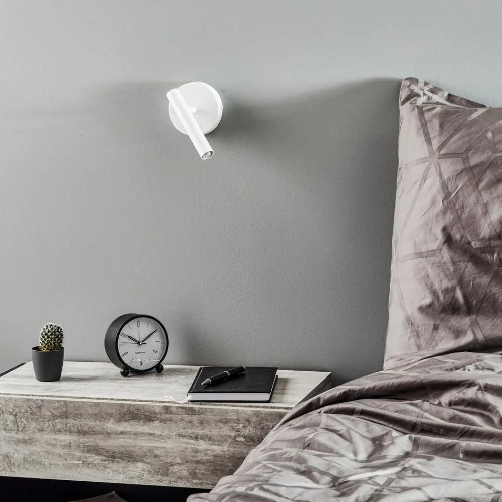 SIGMA Pendellamper|Væglamper>Væglampe Sopel Højde 15 cm, hvid