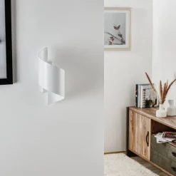 Væglampe Spiner hvid, højde 30 cm, stål^EMIBIG LIGHTING Best