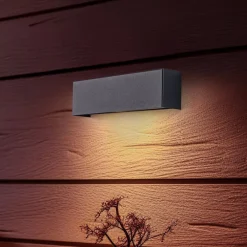 Væglampe Straight XS, bredde 26 cm, grafit^Nowodvorski Lighting Outlet