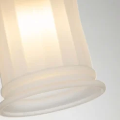 QUOIZEL Væglampe Swell IP44, 1-lys, børstet messing