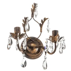 ONLI Væglampe Teresa som lysekrone, 2 lyskilder