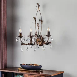 Væglampe Teresa som lysekrone, 3 lyskilder^ONLI Outlet