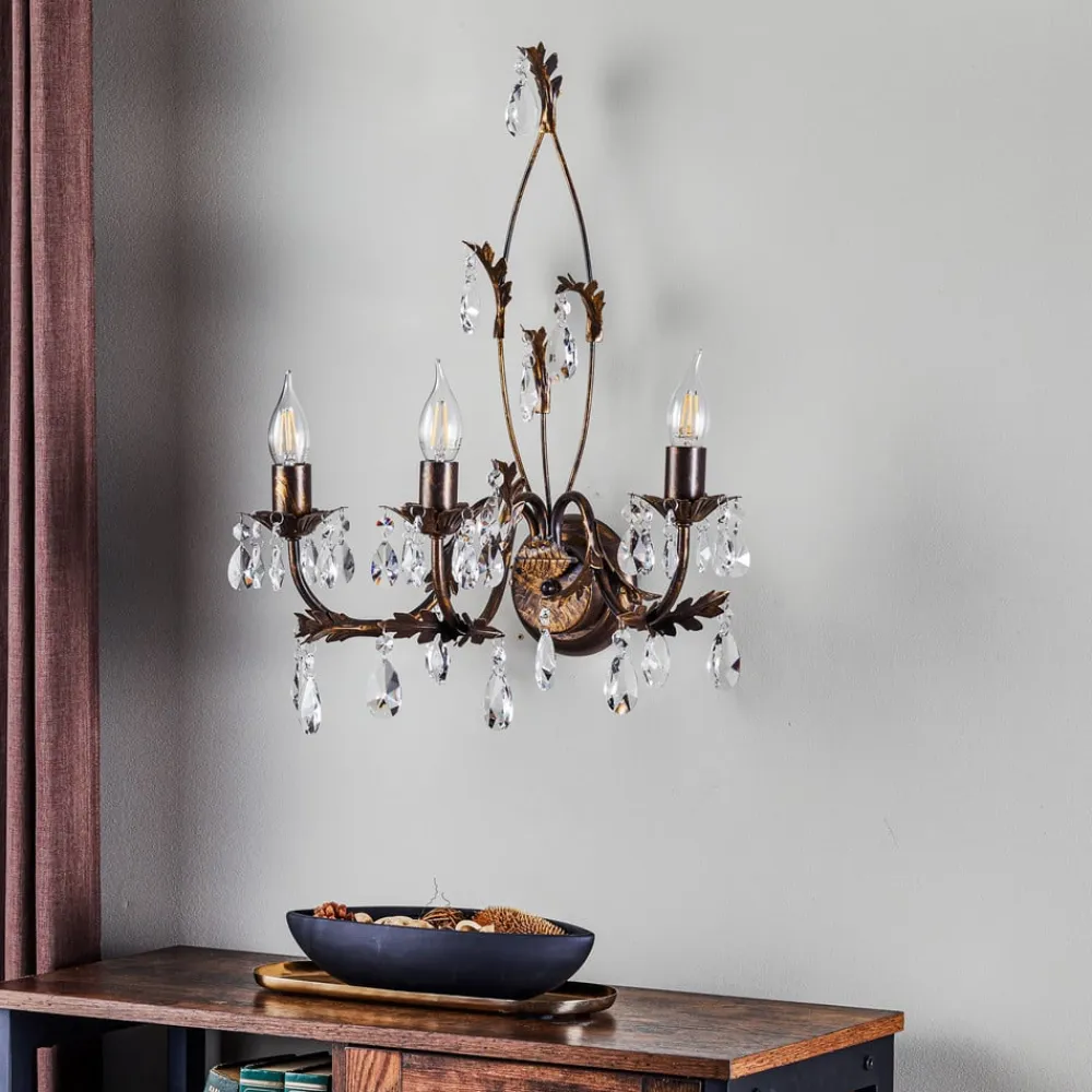 Væglampe Teresa som lysekrone, 3 lyskilder^ONLI Outlet