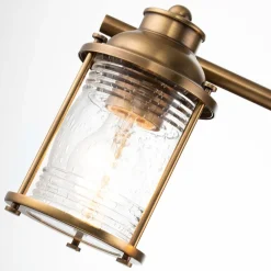 Væglampe til badeværelse Ashland Bay, 4-lys, messing^Quintiesse Online