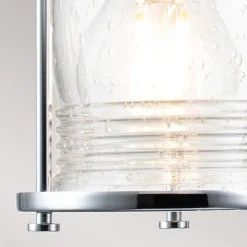 Quintiesse Væglampe til badeværelse Ashland Bay, 4-lys, krom