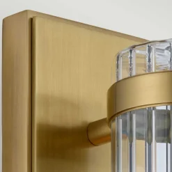 Væglampe til badeværelset Wellington1, messing, 1 lyskilde, højde 40 cm^Quintiesse