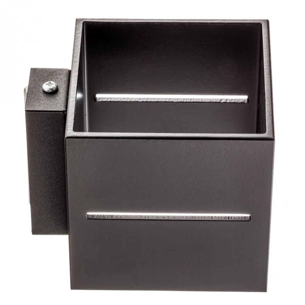 SOLLUX LIGHTING Væglampe Top up/down, sort krop