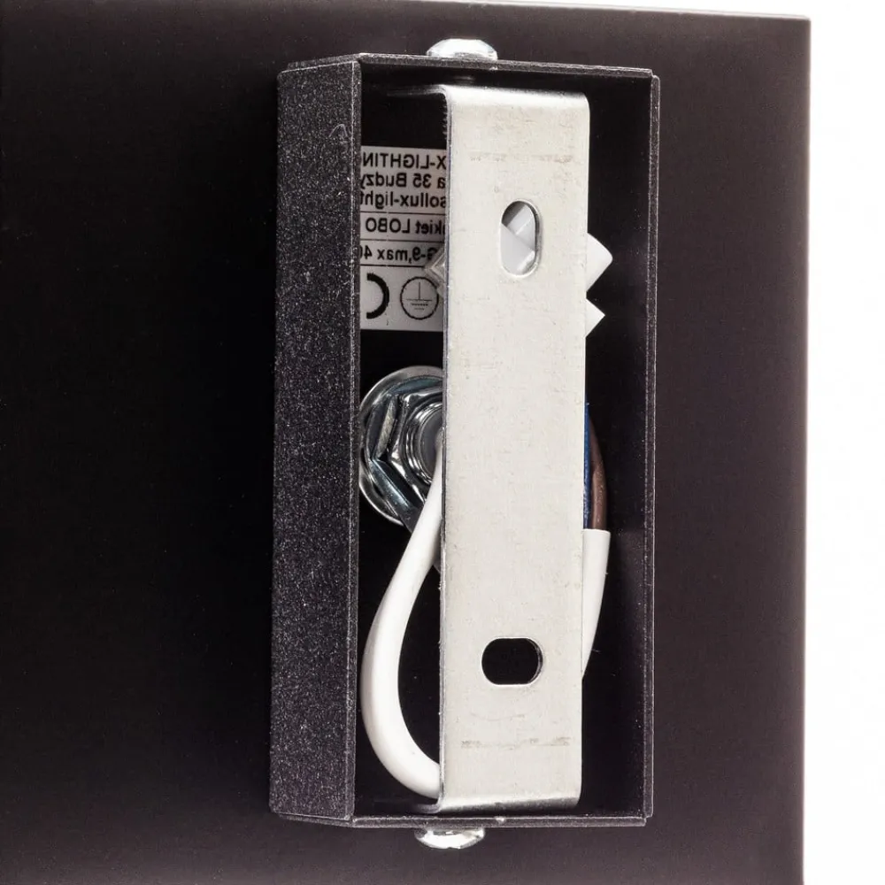 SOLLUX LIGHTING Væglampe Top up/down, sort krop