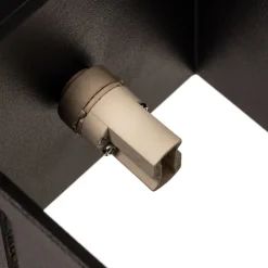 SOLLUX LIGHTING Væglampe Topic op/ned i aluminium, sort