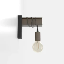 Væglampe Townshend i stål, brun^EGLO Sale