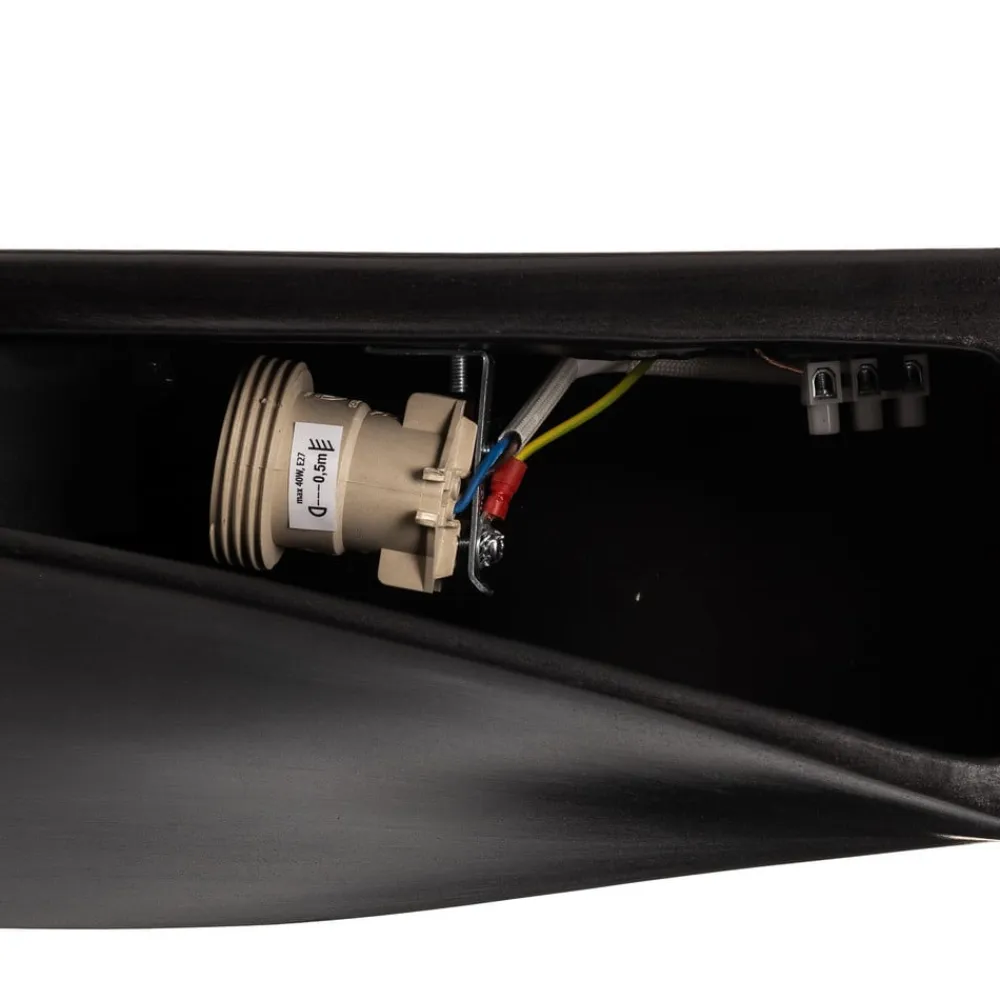 Væglampe Turn i keramik, op/ned, sort^SOLLUX LIGHTING Sale