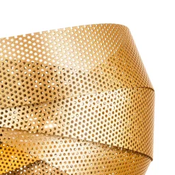 Domiluce Væglampe Vento, sort/guld, metal, 27 cm, E14