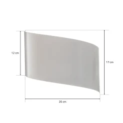 Væglampe Vero i hvidlakeret stål^EMIBIG LIGHTING Best