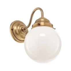 Berliner Messinglampen Væglampen Larry af messing