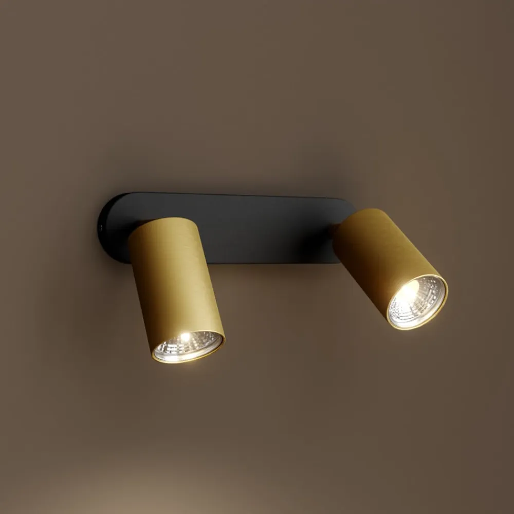 Nowodvorski Lighting Loftlamper|Spotlights>Vægspot Eye Spot med 2 lyskilder, sort/messing