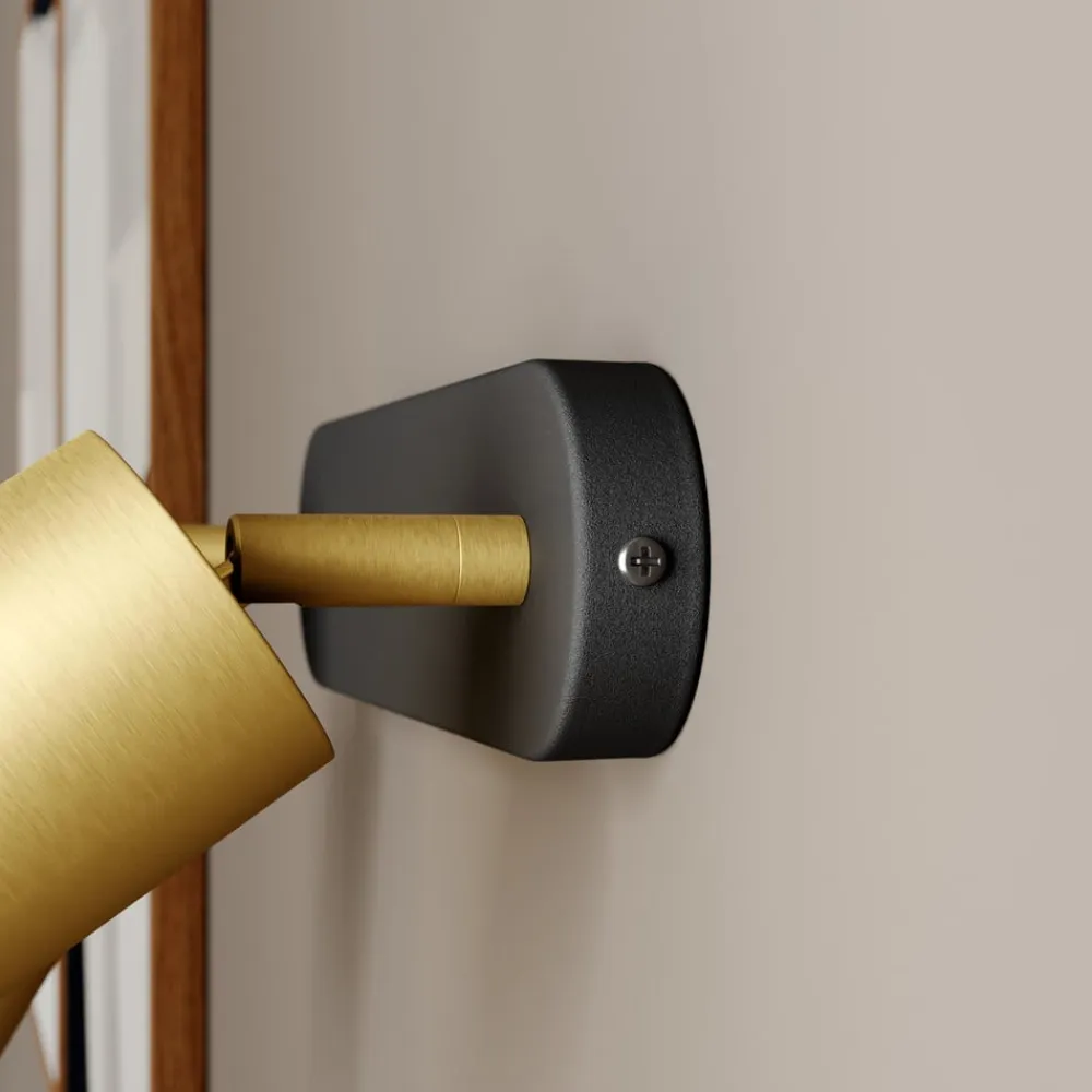 Nowodvorski Lighting Loftlamper|Spotlights>Vægspot Eye Spot med 2 lyskilder, sort/messing