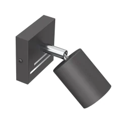 Vægspot Jarek antracit/krom, 1 lyskilde^Luminex Discount