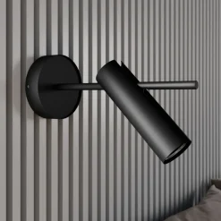 Vægspot Leda 1, 1 lyskilde, sort^SIGMA Discount