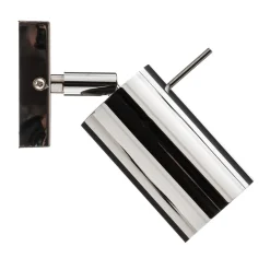 Vægspot Round, krom, 1 lyskilde^SOLLUX LIGHTING Best