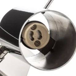 Vægspot Round, krom, 1 lyskilde^SOLLUX LIGHTING Best