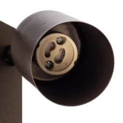 Vægspot Top, justerbar, kontakt, brun, 1 lyskilde^TK Lighting