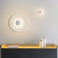 Vibia Væglamper>Top LED-væglampe Ø 60 cm hvid