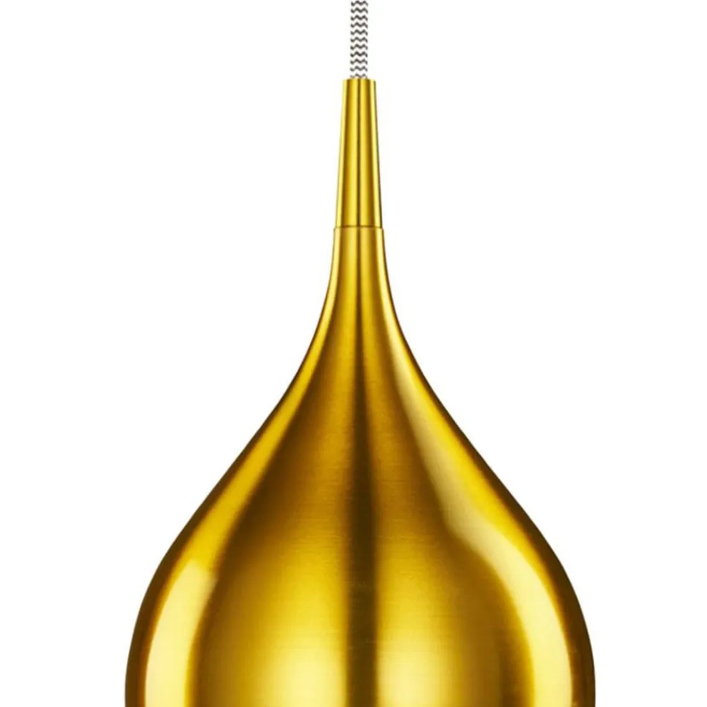 Searchlight Pendellamper>Vibrant hængelampe Ø 12 cm, guld