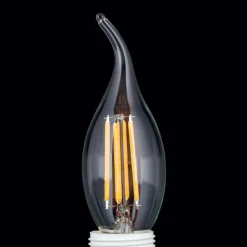 Vindstød LED-kerte E14 4,5 W Filament 827 dæmpes^ORION Discount