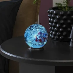 Vinterlandskab 3D-hologramkugle, 42 LED’er^Konstsmide Christmas Online
