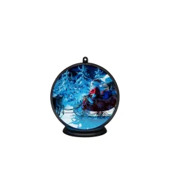 Vinterlandskab 3D-hologramkugle, 42 LED’er^Konstsmide Christmas Online