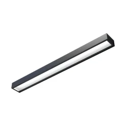 Vola LED-væglampe til badeværelset, IP44, sort, 4.000 K, bredde 80 cm^MCJ Online